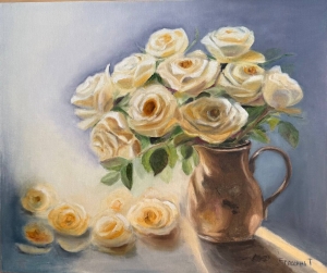 Рисунки учеников с курса Розы маслом